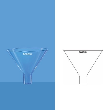 Borosil 6220-Powder Funnel With Stem image-1