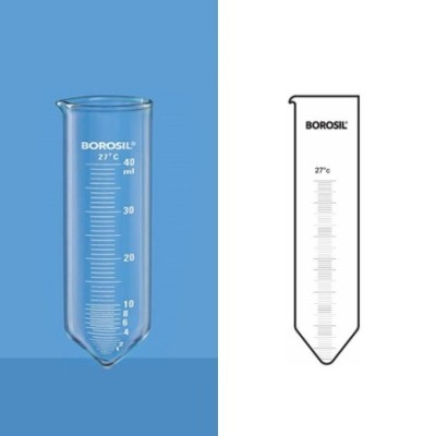 Borosil 8340-Heavy Duty Centrifuge Tube With Spout