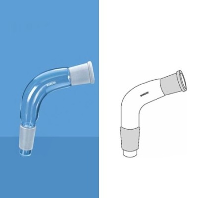 Borosil 8845-Adapter Receiver Plain Bent image-1