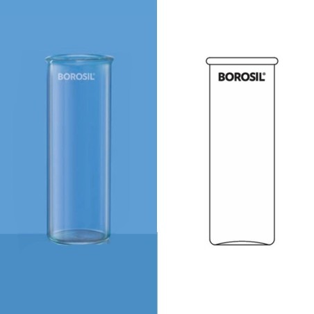 Borosil 9822-Dissolution Tubes With Rim image-1