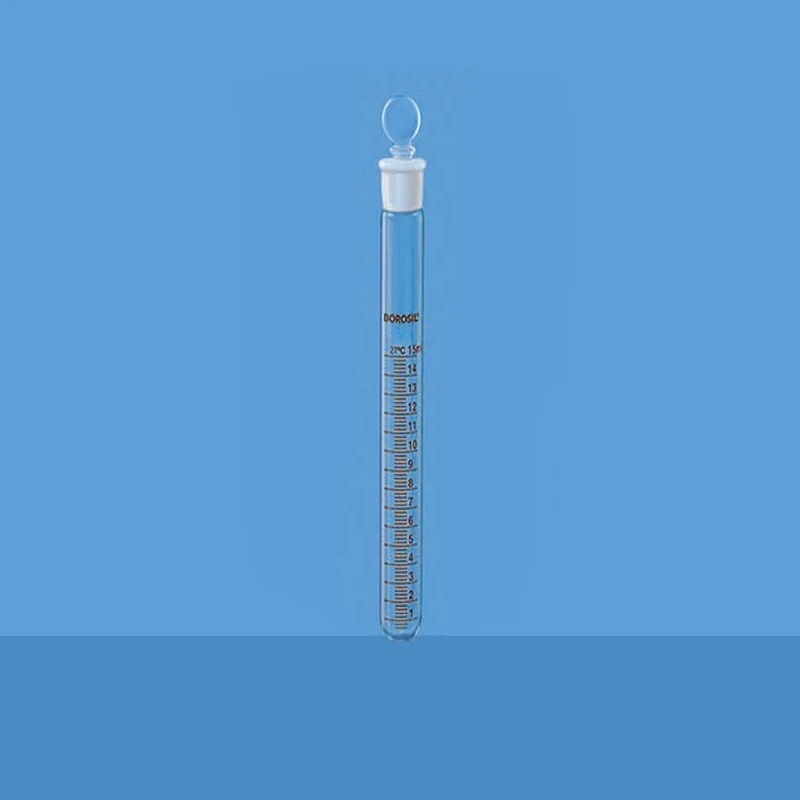  Borosil 9830-Graduated Test Tubes With I/C Glass Stopper image-2