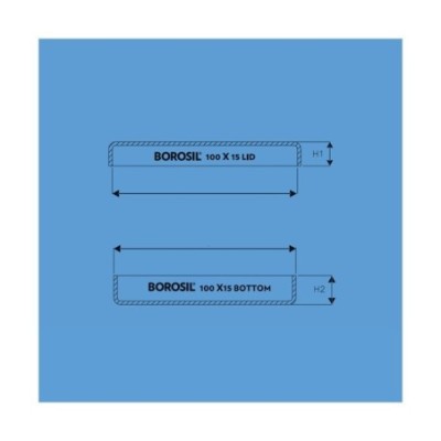 Borosil 3164-Quartz Petri Dishes image-1