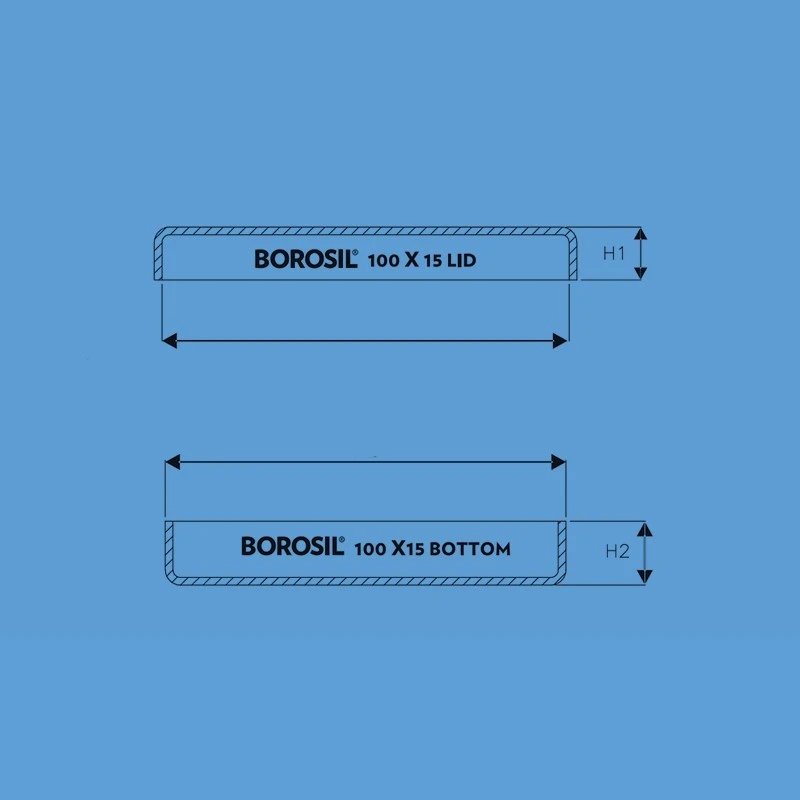  Borosil 3164-Quartz Petri Dishes image-2
