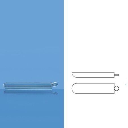 Borosil 3186-Quartz Combustion Boats With Handle | online image-1