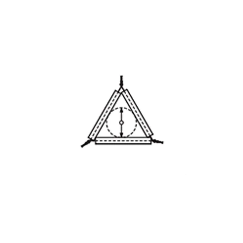  Borosil 3198-Quartz Silica Triangles on Nichrome image-3