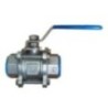Screwed End Three Piece Design Ball Valve CF8 Body (Export Quality)