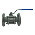 UPC Flange End Three Piece WCB Ball Valve UPC-TFEB-412 image-1