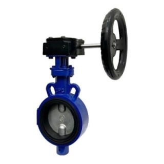 UPC Butterfly Valve Short Wafer Gear UPC-GOBV-415 CF8M Disc image-1