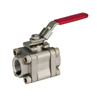 UPC Forged Three Piece Ball Valve UPC-FTBV-435 WCB image-1