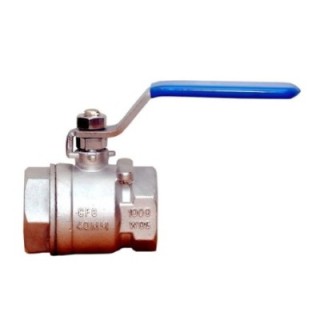 UPC 100 mm Screwed End Single Piece Ball Valve UPC-SEB-410 CF8 image-1