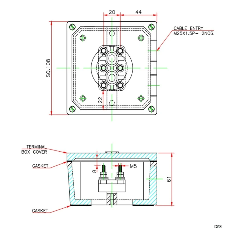  KOEL KM2.75T0.ARC.B03.TSN 100 HP Fire Fighting Induction Motor image-7