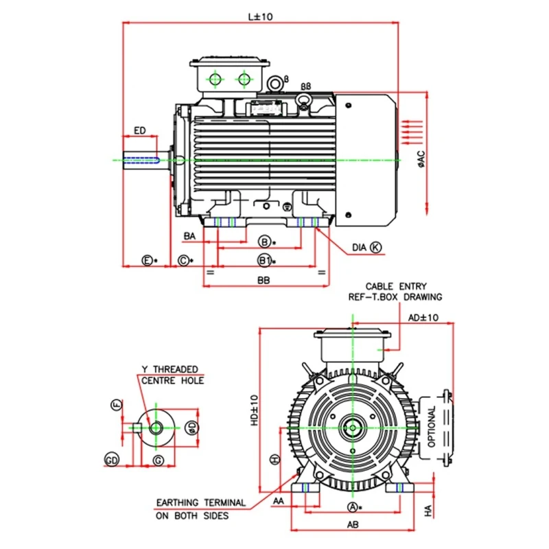  KOEL KM3.45T0.BQC.TSP.B03 60 HP Compressor Duty Induction Motor image-4