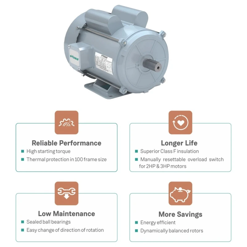  KOEL KM1.0D37.BHM.B03.OSC 0.5 HP Induction Motor image-7