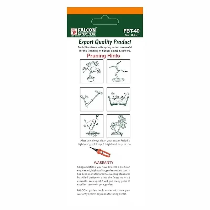  Falcon by Pass Secateur Rose Harvester RUCHI image-6