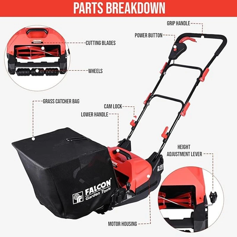 Buy Falcon Cylinder Lawn Mower Easy Drive+ at Lowest Price