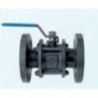 Flange End Three Piece Design W.C.B Ball Valve(150 mm)
