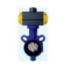 Pneumatic Actuator Butterfly Valve CF8(125 mm)
