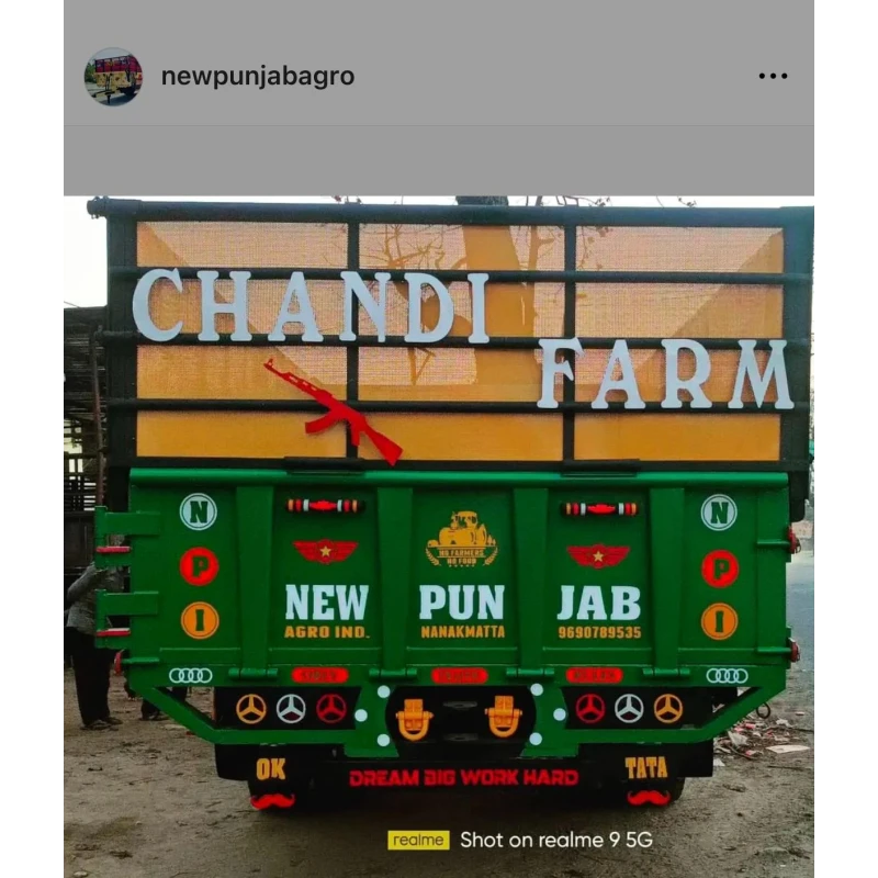  Maxcella Besol 15 feet Mild Steel Agricultural Trolley AG-TROL-15FT-MS Image3