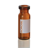 Borosil VC02A111ASC021 - 2 ml Screw HPLC Vial & Closure (11mm Crimp Top Amber Vial USP Type I) (Pack of 100)