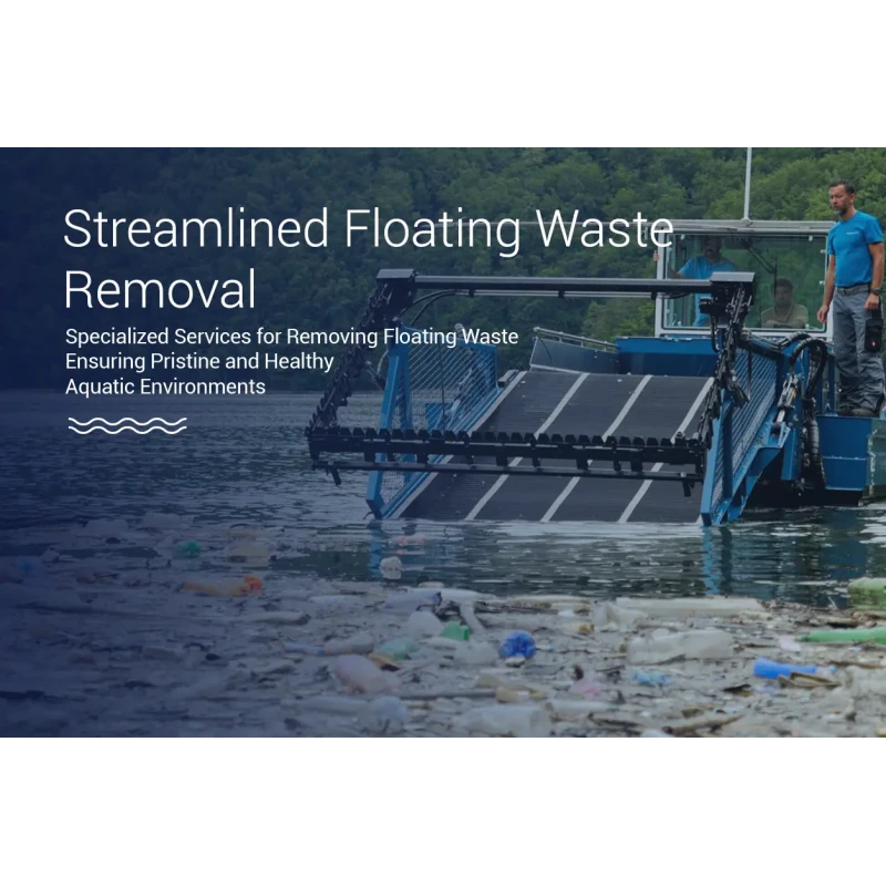 Get Floating Waste Cleaning Services for Water Bodies Online