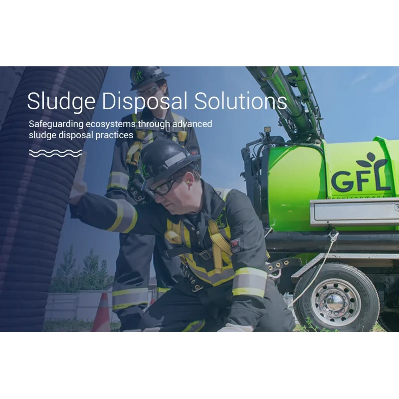 Sludge Disposal Services for Wastewater Treatment Plants