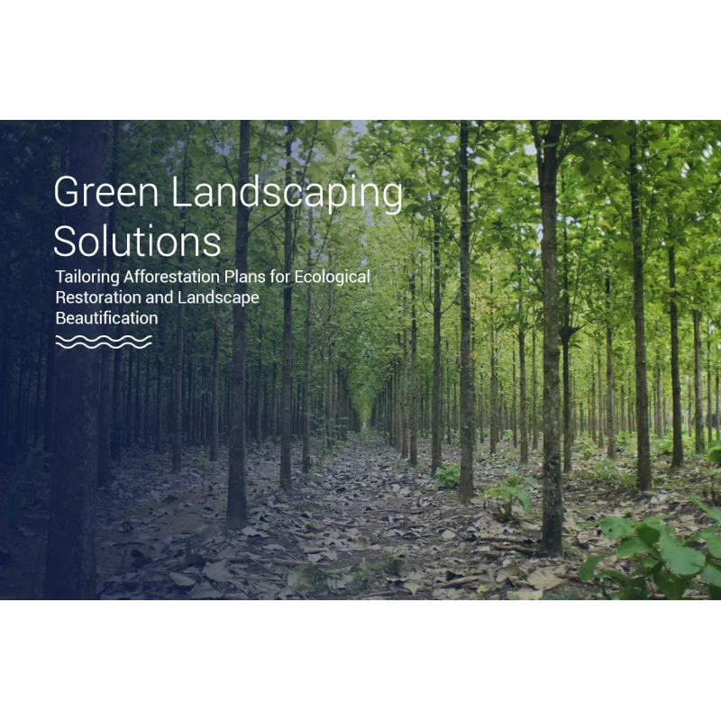 Afforestation Plan Preparation for Ecosystem Compliance Online