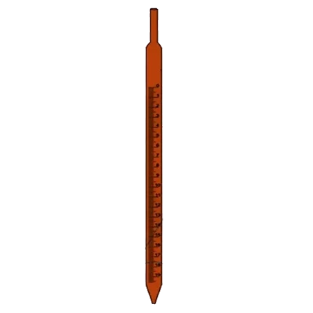 Buy Amber Colour Pipettes, Graduated, Serological at best price