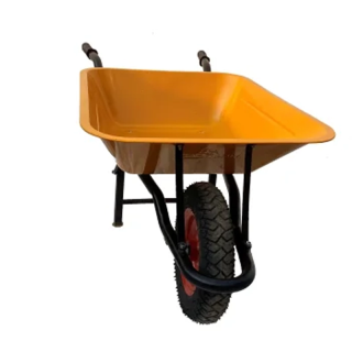 Buy Heavy Duty Single Wheel Barrow yellow Capacity 130kg