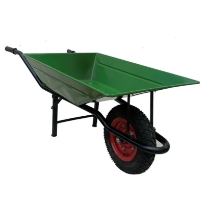 Buy Heavy Duty Single Wheel Barrow Green 150kg at lowest price