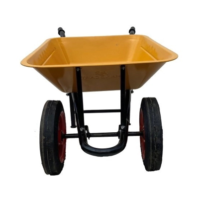Buy Heavy Duty Mild Steel Double Wheel Barrow at lowest price