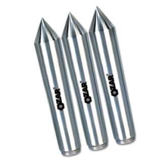 Ozar Carbide Tipped Solid Lathe Center image-1