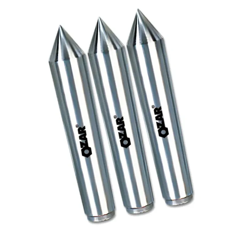 Ozar Carbide Tipped Solid Lathe Center image-1