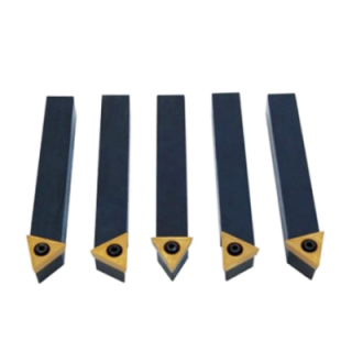 Ozar Indexable Carbide Turning Tool Holder Set with Chip Removable Groove 5 Pcs image-1