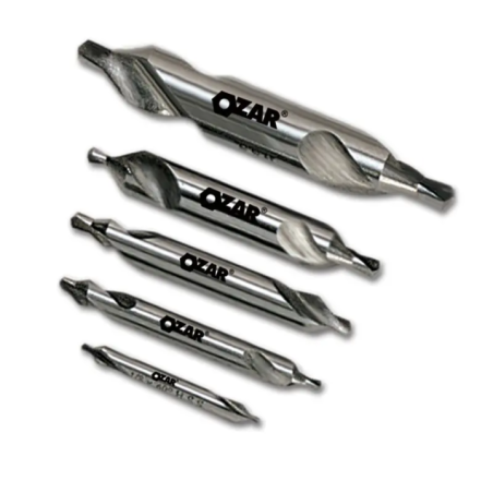 Ozar Plain Combined Drills & Countersinks Center Drills Set Of 5 Pcs ADC-5216 image-1