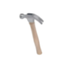 Ozar Claw Hammer with Wood Handle