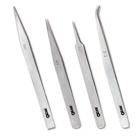 Ozar Very Fine Stainless Steel Tweezer image-1