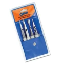 Ozar Stainless Steel Tweezer Set Of 4 Pcs ATS-0294 image-1