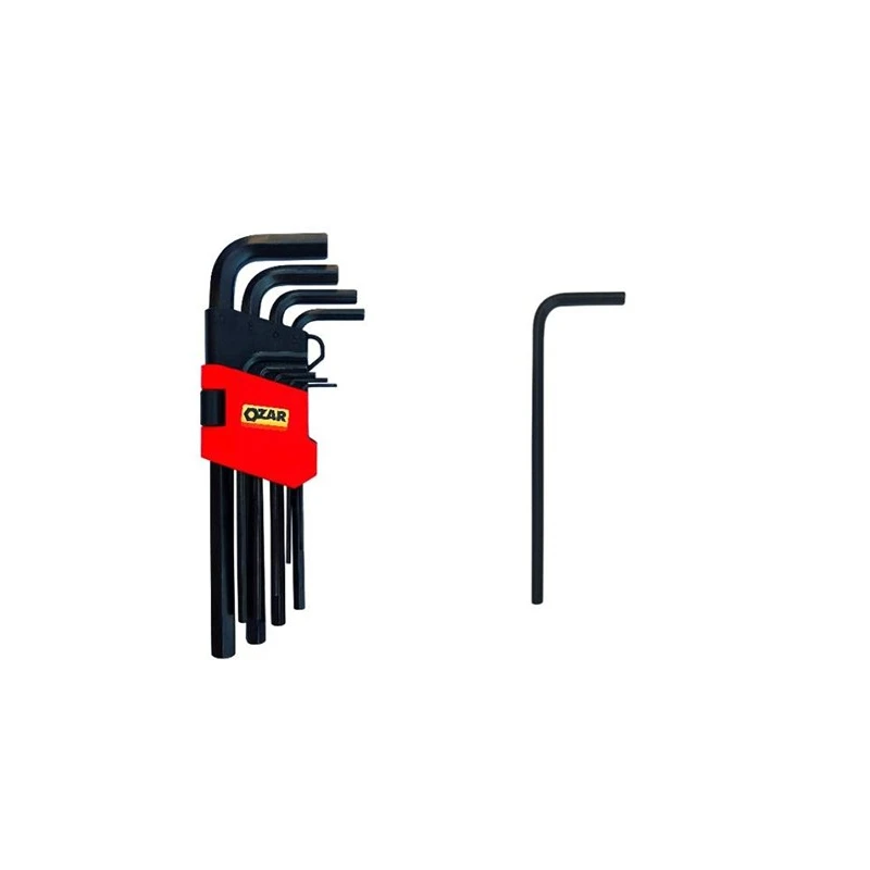 Buy Ozar Chrome Vanadium Steel Long Hex Allen Key AKA-9140
