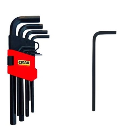 Buy Ozar Chrome Vanadium Steel Long Hex Allen Key AKA-9140