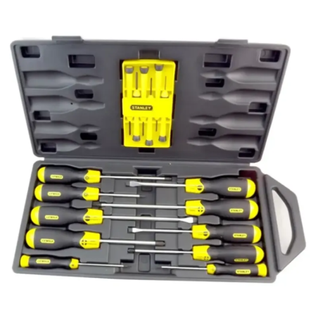 Stanley 16 Pc Cushion Grip Screwdriver Set 68-0002C image-1