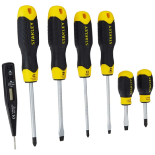 Stanley Carded Cushion Grip Screwdriver Set 6 Pc STHT65242-8 image-1