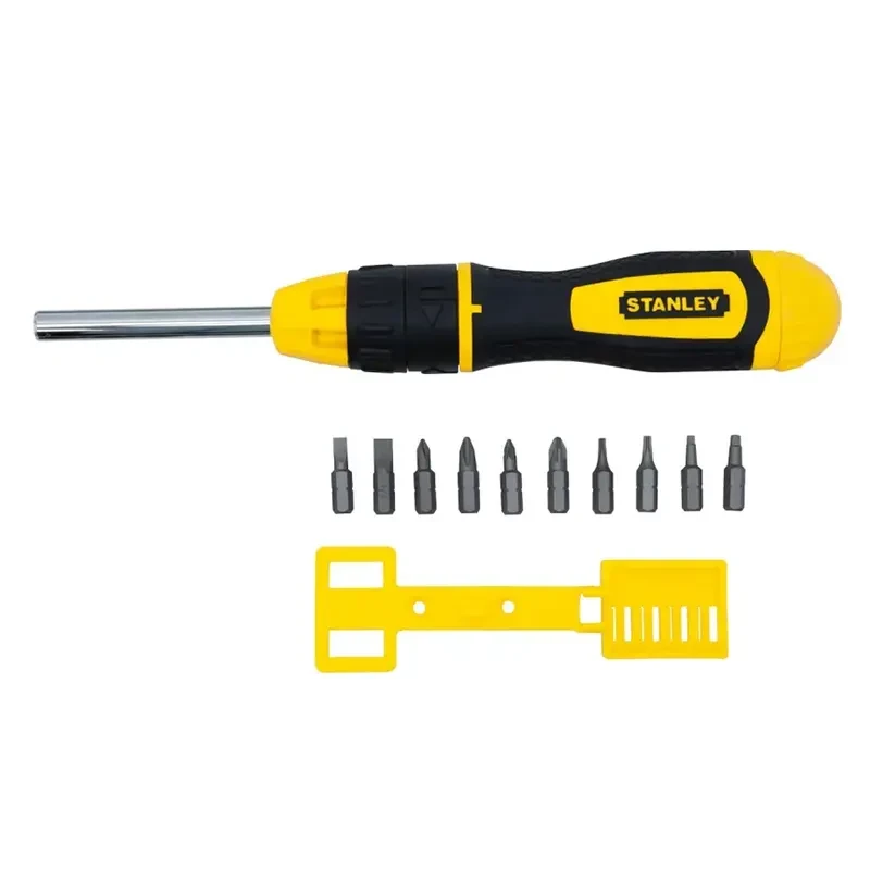 Stanley 10 Pc Ratcheting Multi-bit Screwdriver STHT68010-8 image-1