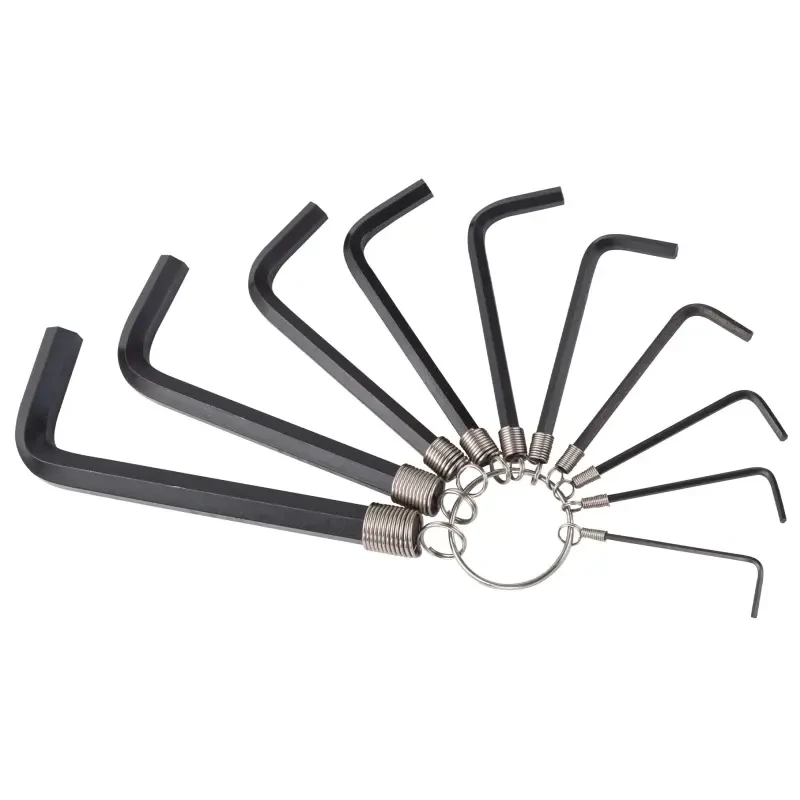 Stanley Hex Key Ring Set Black Finish 10 Pc STMT69213-8 image-1