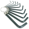 Stanley Hex Key Ring Set Black Finish 10 Pc STMT69213-8 image-2