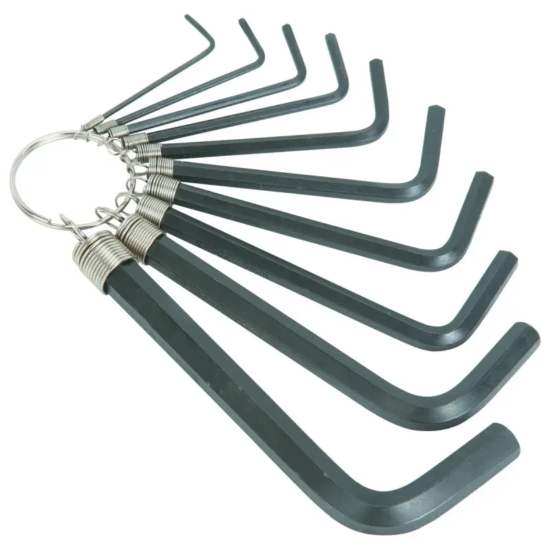Stanley Hex Key Ring Set Black Finish 10 Pc STMT69213-8 image-2