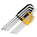 Stanley 9 Pc Extra Long Ball Point Hex Key 94-158 image-1