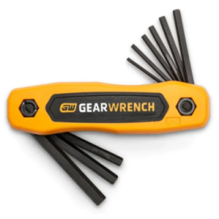 Stanley 9 Pc Sae Folding Hex Key Set 2-69-265 image-1