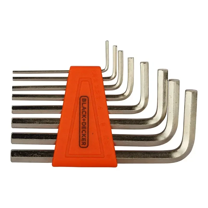 Black+Decker 8 Pcs Hex Key Set BDHT81593 image-2