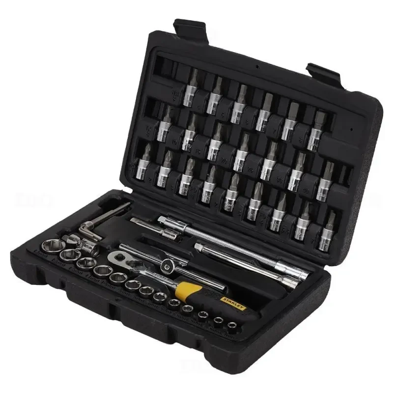 Stanley 46 Pc 1/4 Sq. Dr. Socket & Bit Set STMT72794-8 image-2