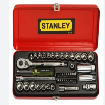 Stanley 46Pc 3/8 Inch Sq Dr.drive Socket Set 89-516 image-1